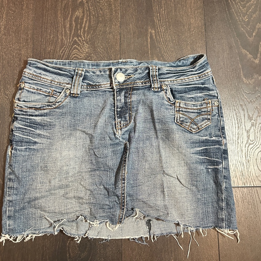 Beverly Hills Mini Jean Skirt